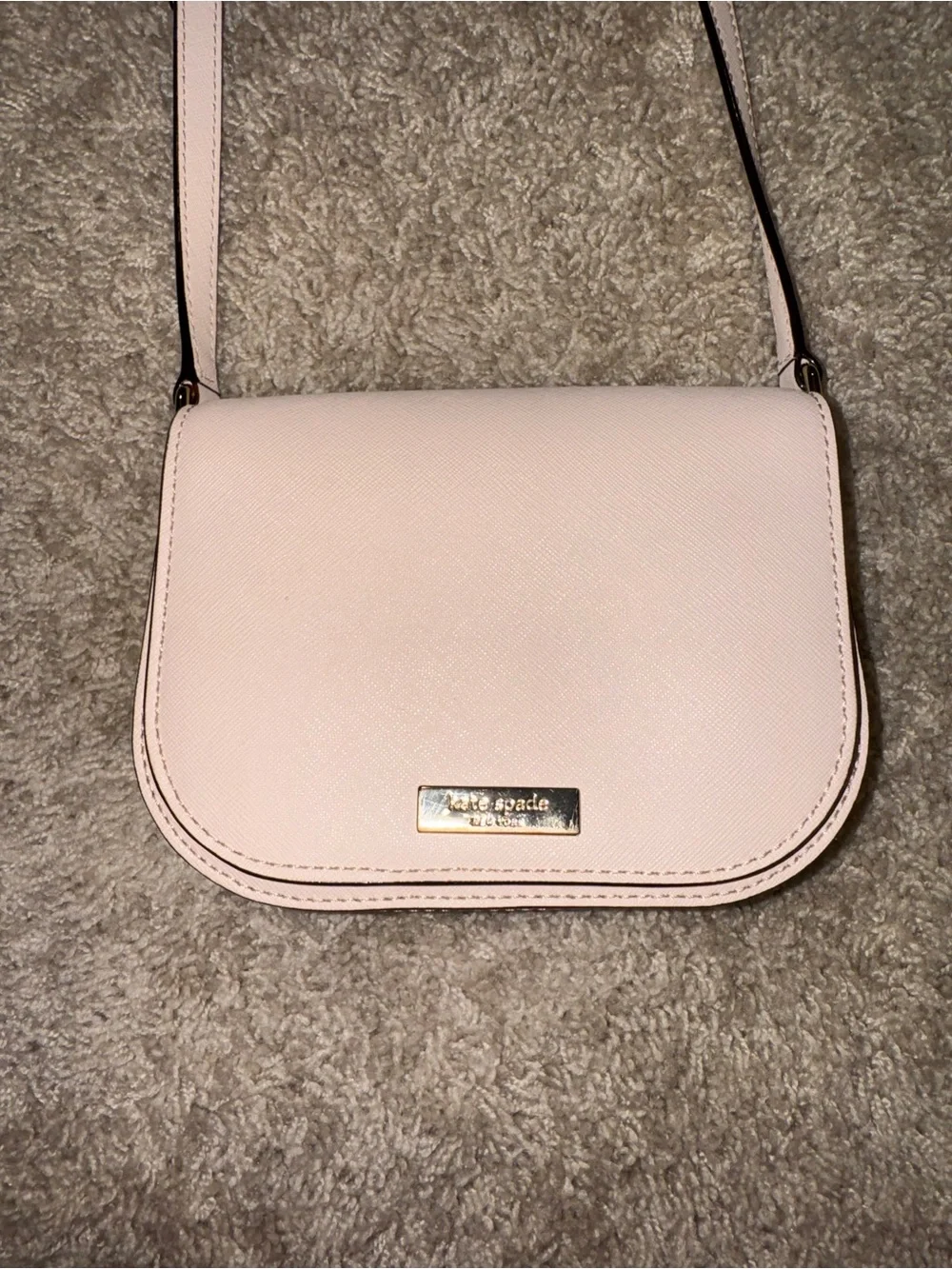 kate spade Blush Pink Leather Crossbody Bag